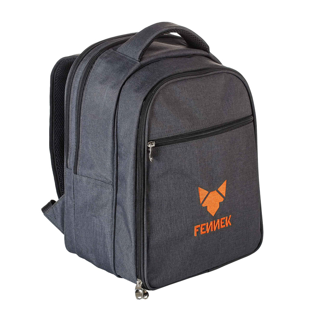 FENNEK Picnic Backpack with Cooler Compartment and 4-Person Set