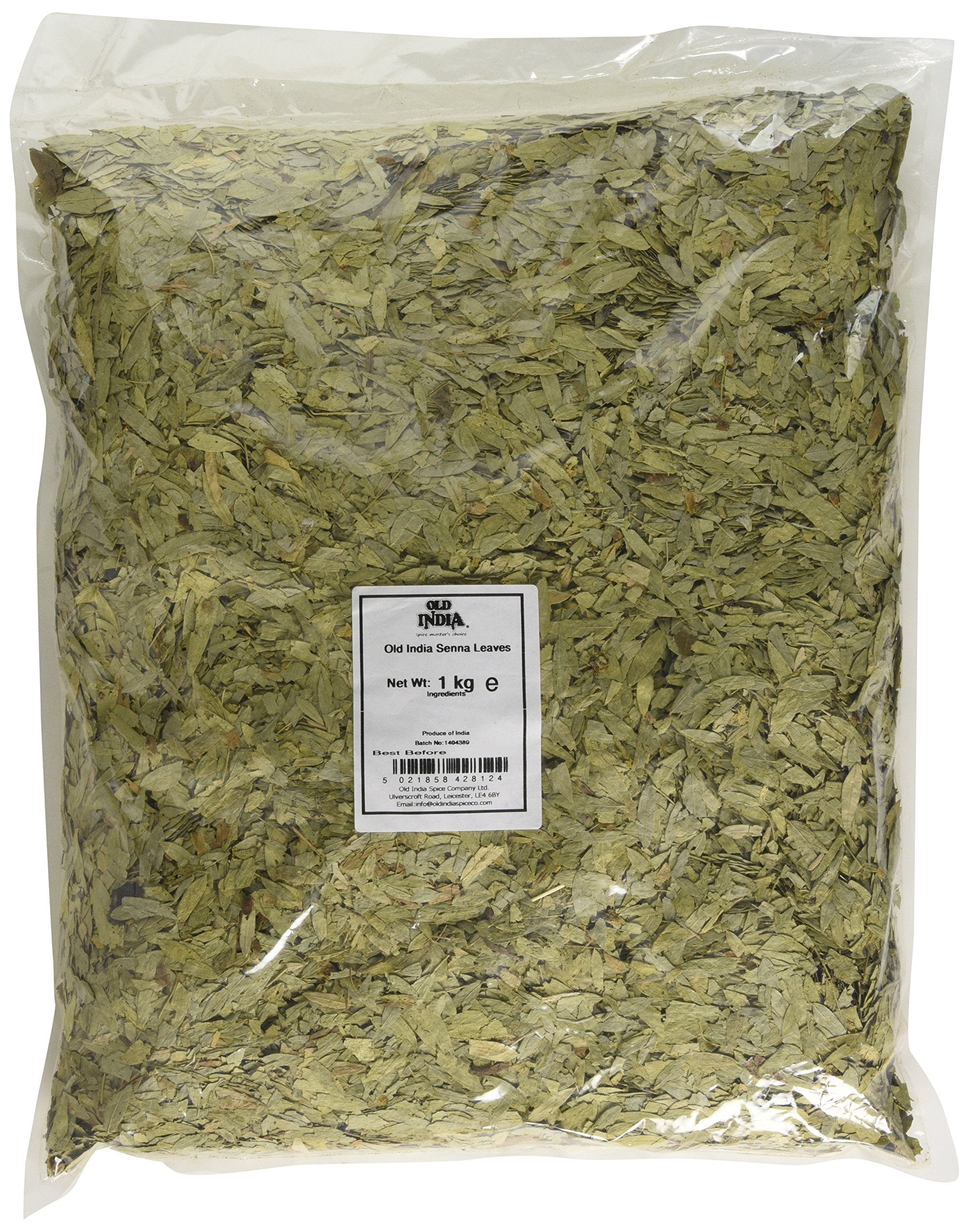 Old India Senna Leaves – 1kg Bulk Dried Herbs for Herbal Tea and Digestion