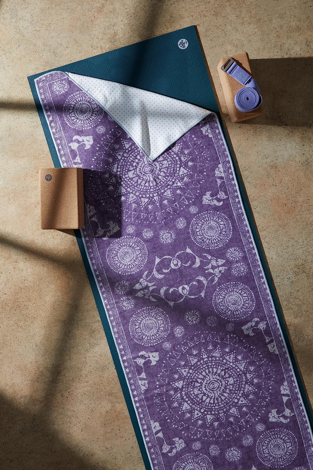 Yogitoes Non-Slip Yoga Mat Towel – Quick-Dry Microfiber, 71 Inch
