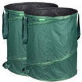 GardenMate 160L Pop-Up Garden Waste Bags - 2 Pack 600D Oxford Polyester