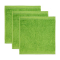 Möve Superwuschel Seiftuch 3er-Set – 100% Baumwolle, Peridot, 30x30 cm
