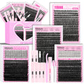 YIDUO Lash Clusters Kit | 1100Pcs Wispy Manga DIY Eyelash Extensions
