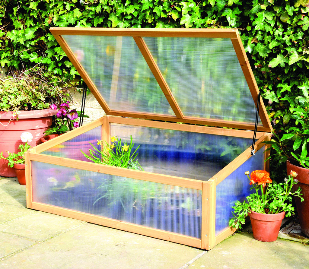 Spear & Jackson Timber Cold Frame – Weatherproof Garden Plant Protection