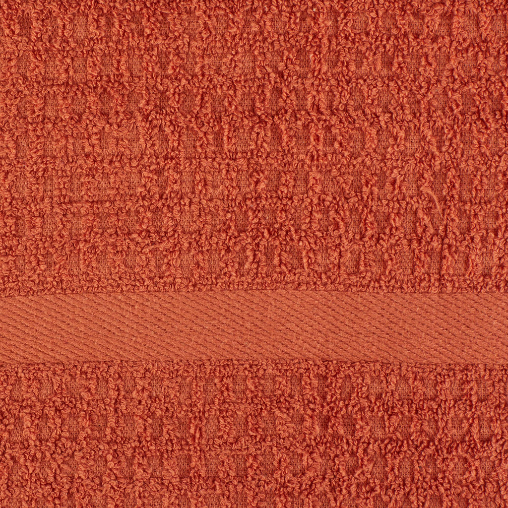 DII Waffle Terry Collection, Cotton, Spice, 15x26