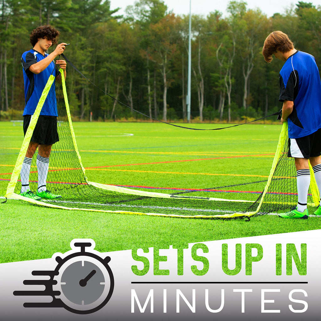 Franklin Sports Blackhawk Portable Soccer Goal – 12' x 6' Pop Up Net