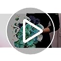 FiveSeasonStuff Real Touch Calla Lilies – 10 Stems White & Blue Bouquet