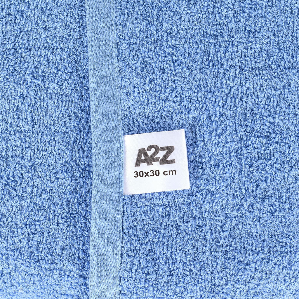 A2Z Luxurious 100% Cotton Black Face Towel 500 GSM 30x30 cm - image 4