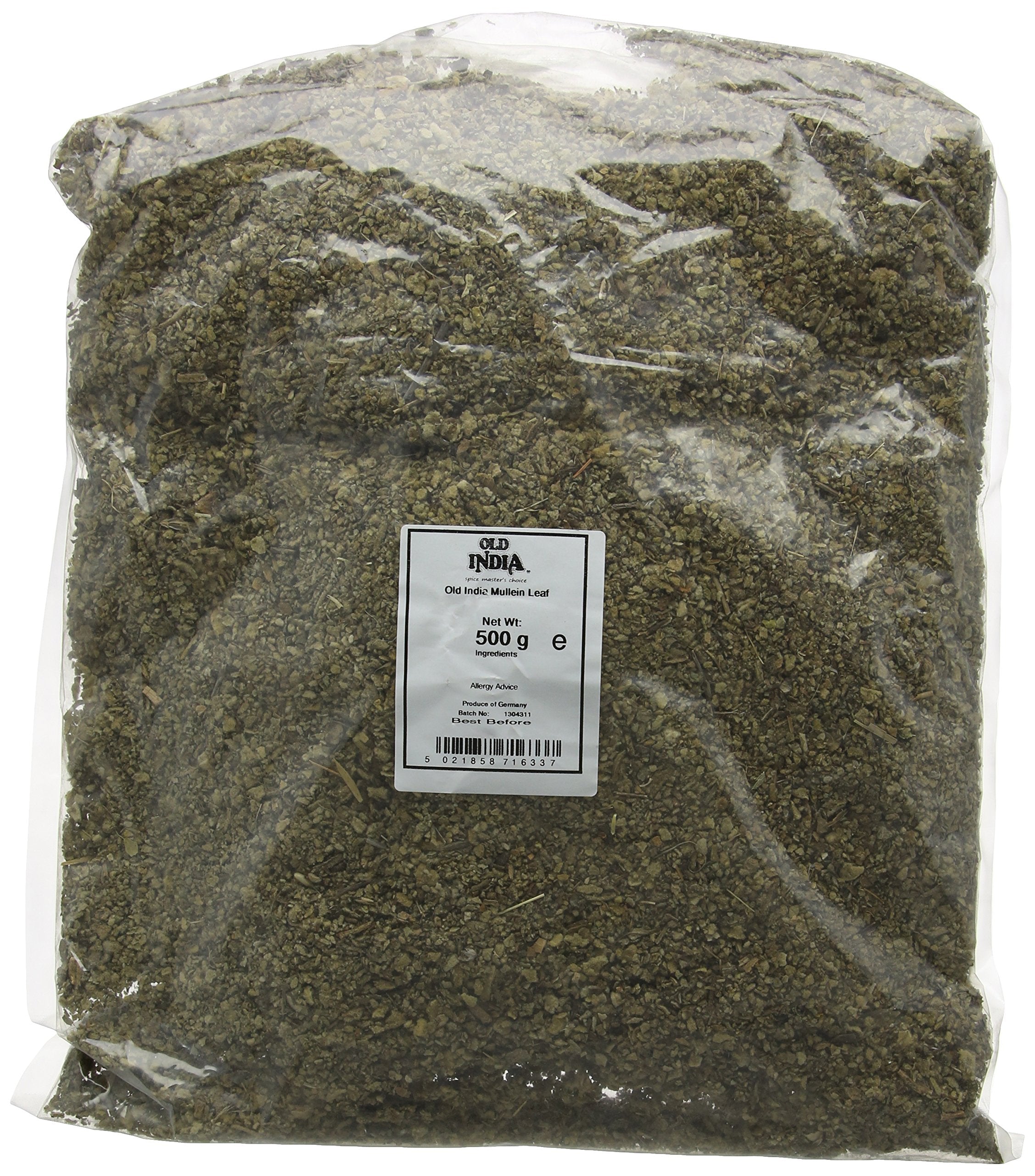 Old India Mullein Leaf – 500g Bulk Dried Herbal Tea for Wellness