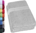 NatureMark Sauna Towel - 100% Cotton 80x200cm Silver Grey - 2 Pack