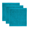 Möve Superwuschel Seiftuch 3er-Set | 100% Baumwolle, 30x30 cm – Lagoon