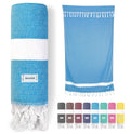 jazzylab ELMAS Peshtemal Hammam Towel | 100% Cotton with Classic Diamond Pattern | Lightweight, Quick-Dry & Compact | Turkish Spa & Travel Towel