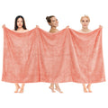 Cotton Paradise Turkish Cotton Bath Sheet - 40x80 Luxury Towel, Coral