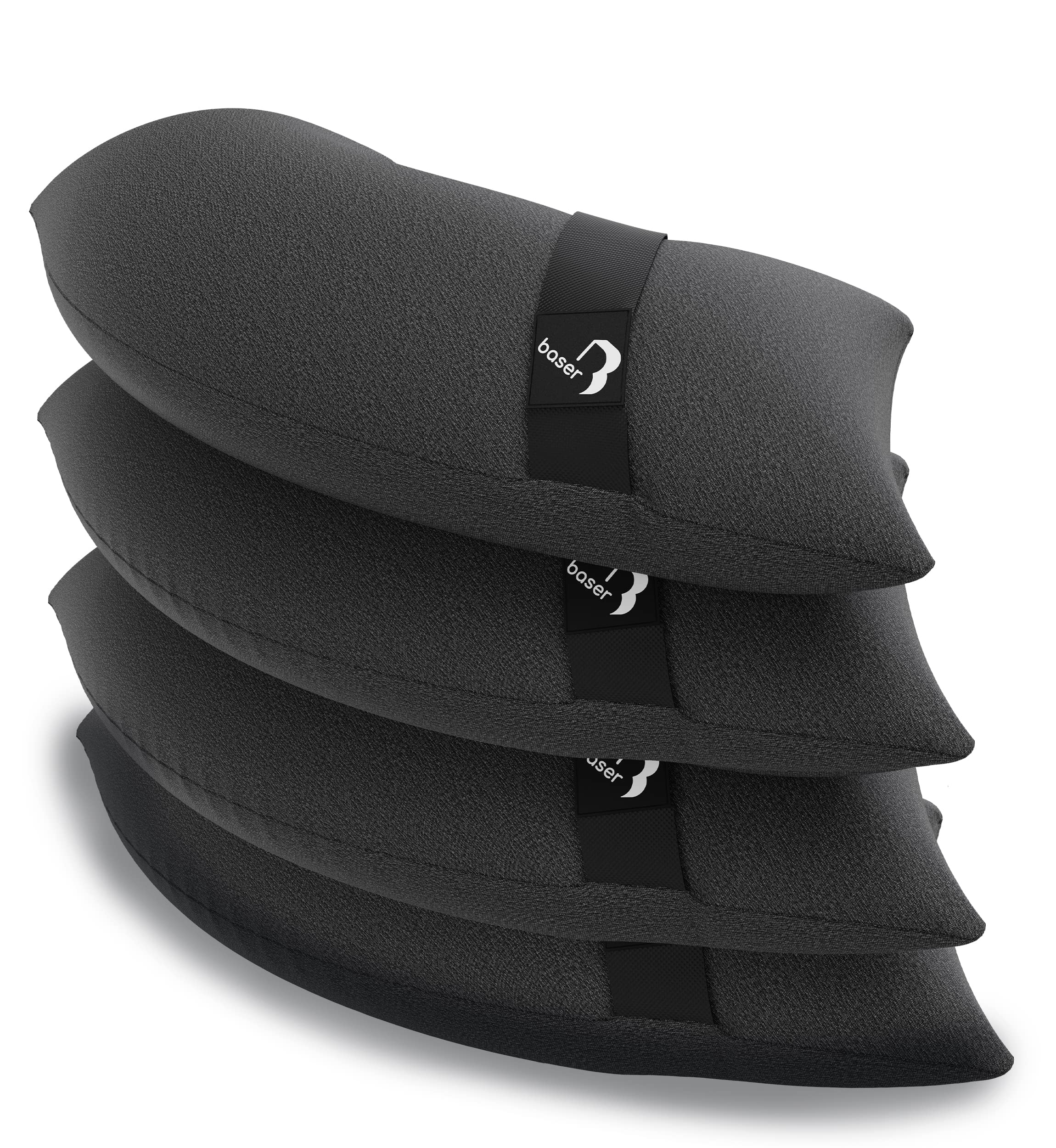 Baser Curved Sandbags | 4 x 20kg Fillable Weights for Parasols