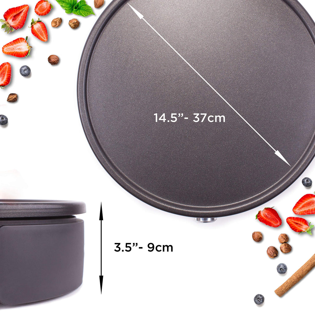 Duronic PM152 Electric Crepe Maker – 37cm Non-Stick Pancake Machine