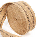 ZAIONE 2" Jute Webbing Roll – 10M Natural Burlap Ribbon for Upholstery