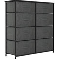 YITAHOME 8-Drawer Fabric Dresser – Metal Frame Storage Organizer Unit