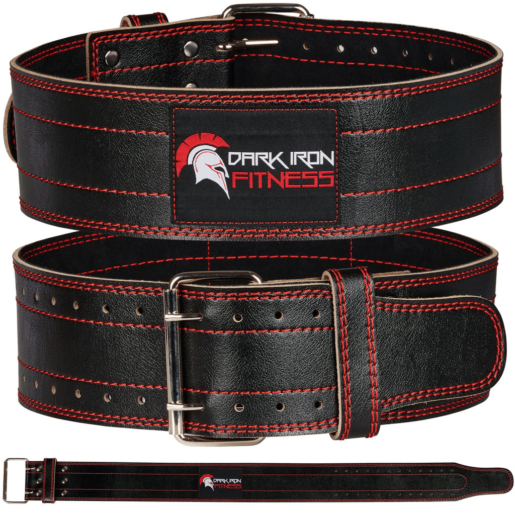 Dark Iron Fitness Genuine Leather Weight Lifting Belt - 120 cm Medium