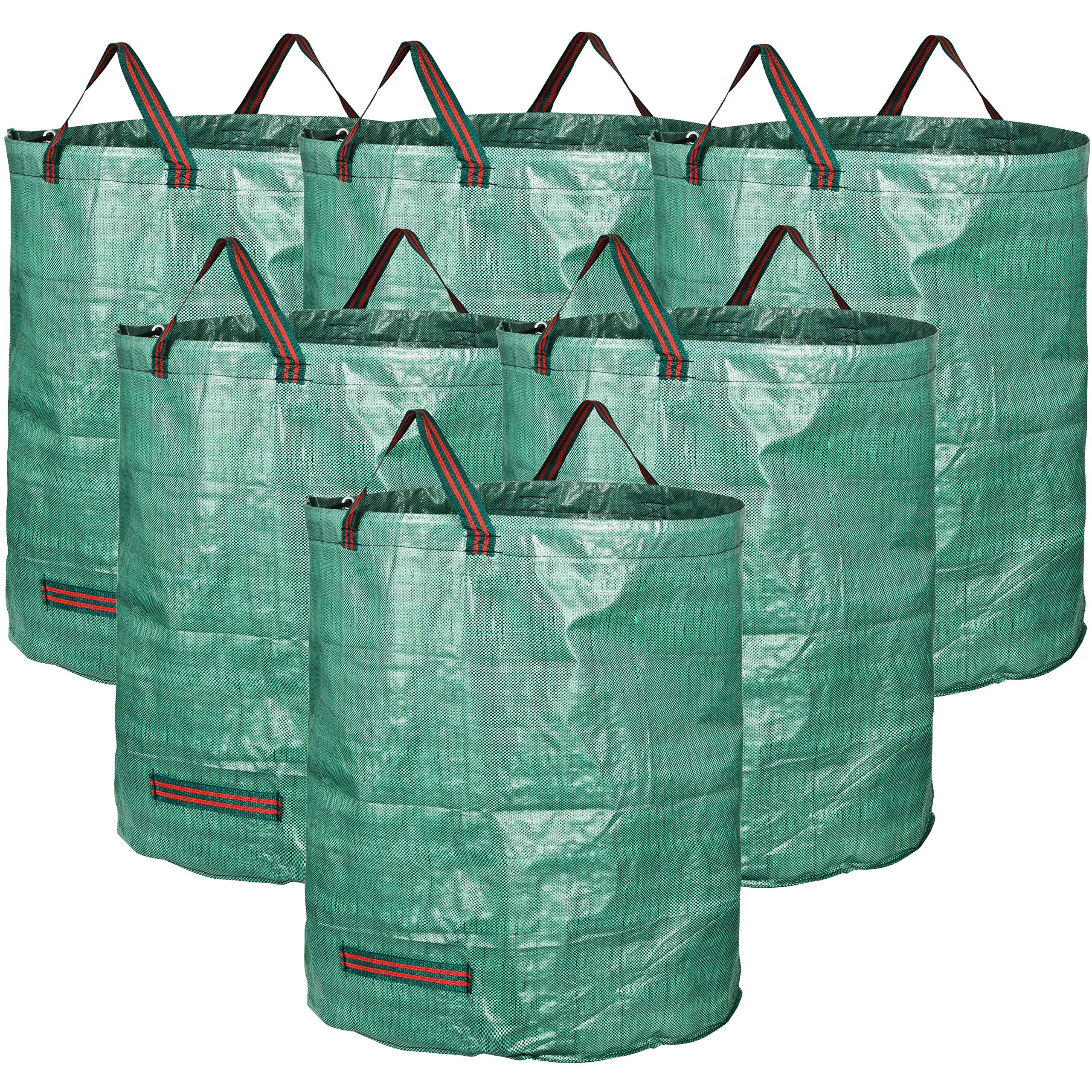 GardenMate 6-Pack Heavy Duty Garden Waste Bags | 272L Reusable Sacks
