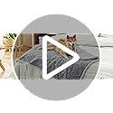 LE SURE Waterproof Dog Blanket – Extra Large Washable Plush Pet Throw