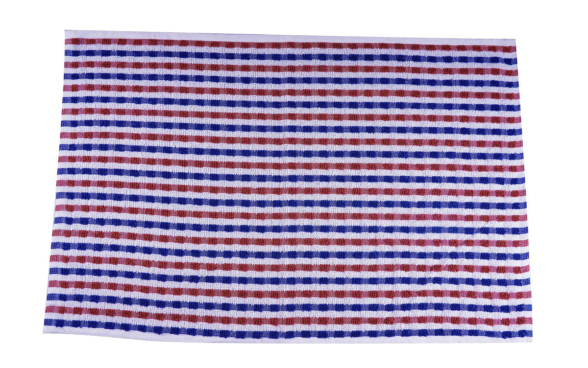 QUALITY HOME TEXTILES 100% CottonTerry Towelling Tea Towels with Hanging Loop | Pack of 3| Kitchen Hand Towels Dish Cloth Super Absorbent Soft Touch - image 4