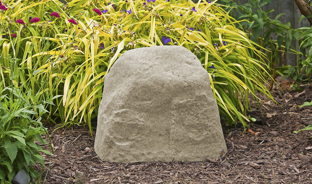 Emsco Group Medium Landscape Rock – Resin Utility Cover in Sandstone