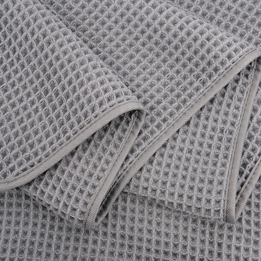 Polyte Microfibre Bath Sheet Set – Quick Dry Waffle Weave, 2 Pack