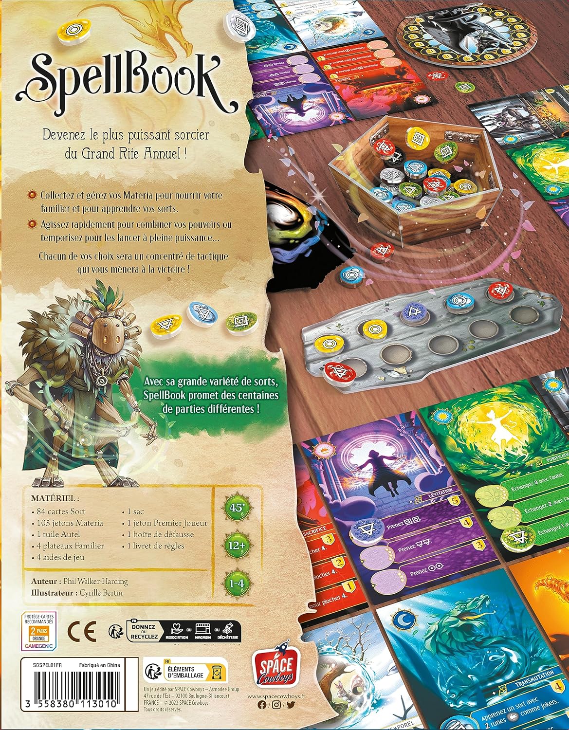 Spellbook Strategy Board Game by Space Cowboys | Fantasy Magic Game