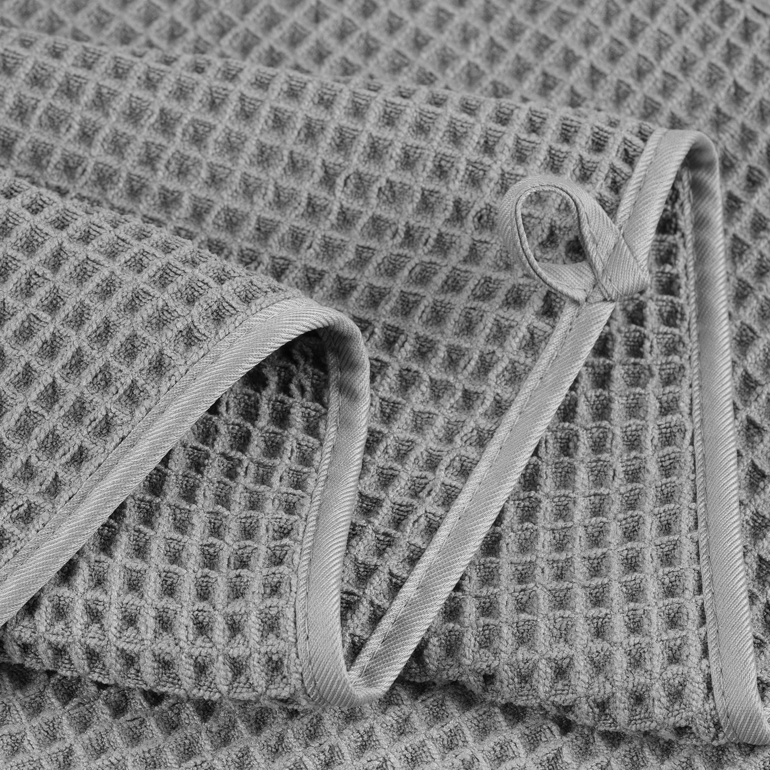 Polyte Microfibre Bath Sheet Set – Quick Dry Waffle Weave, 2 Pack