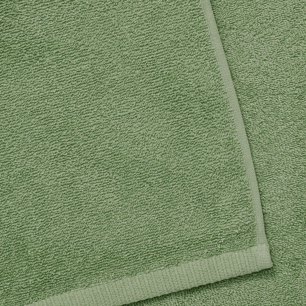 Catherine Lansfield Quick Dry Cotton 90x140cm Bath Sheet Sage Green