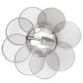 Practicool Stainless Steel Garden Sieve – 8 Mesh Sizes Soil Riddle