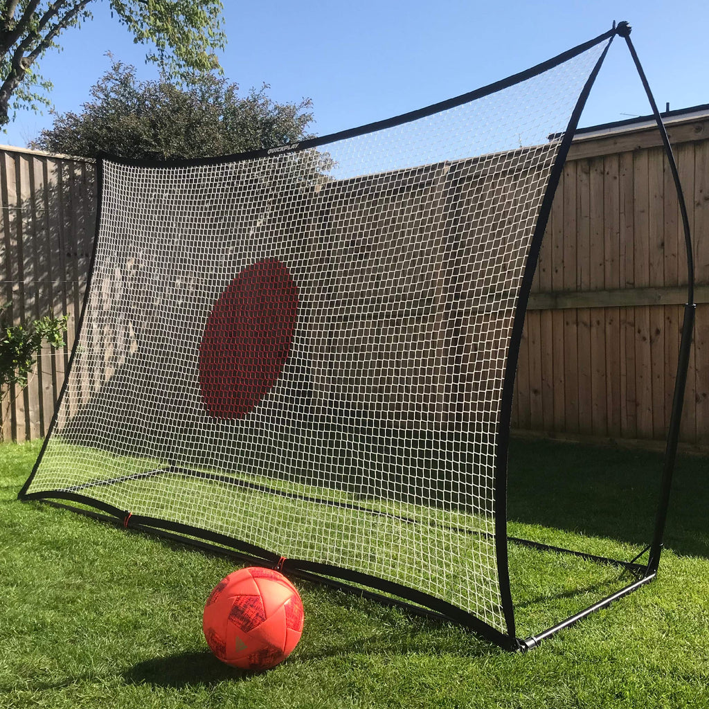 QUICKPLAY SPOT Football Rebounder Net | 8x5ft Portable Ball Skills Trainer