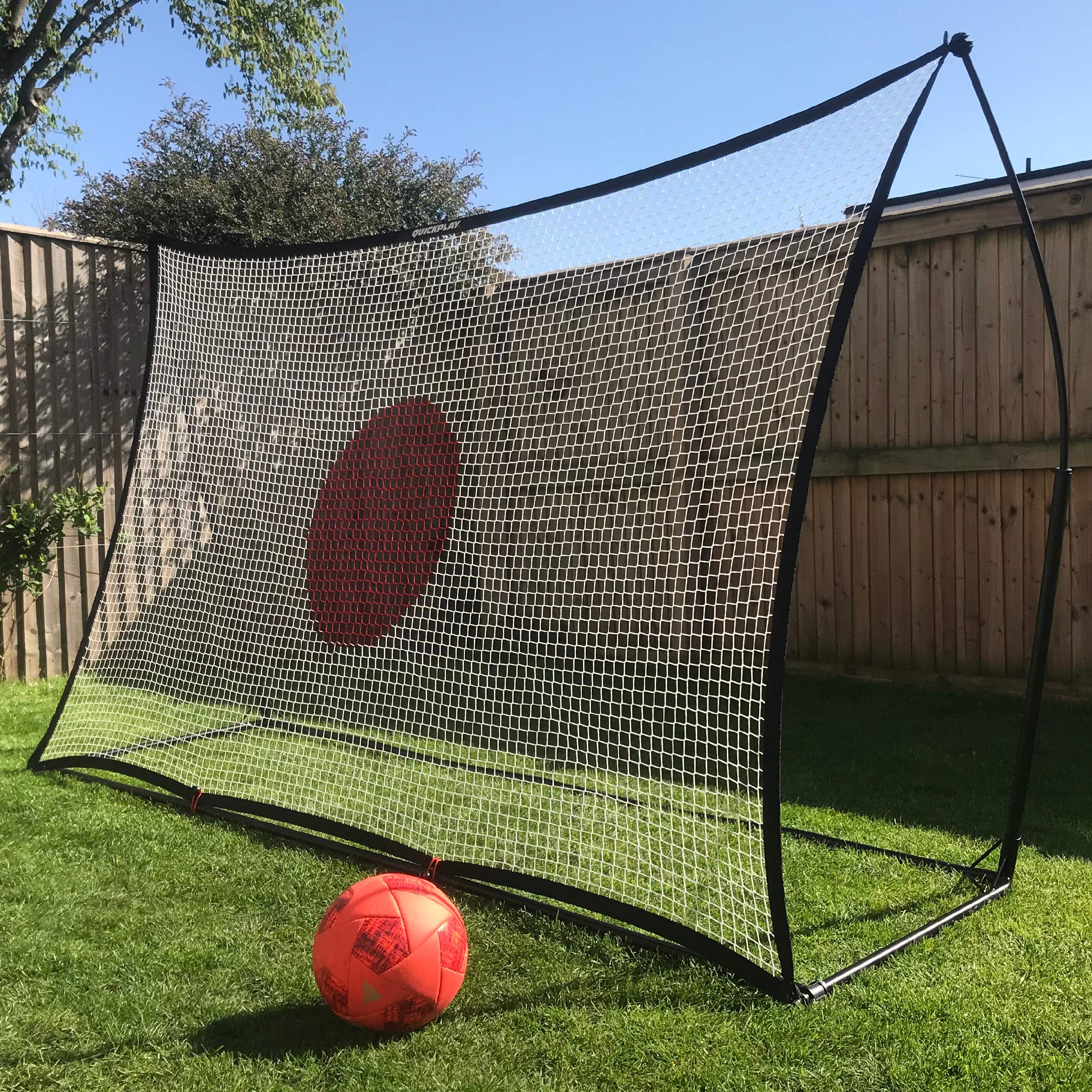 QUICKPLAY SPOT Football Rebounder Net | 8x5ft Portable Ball Skills Trainer