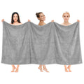 Cotton Paradise Oversized Bath Sheet | 100% Ringspun Cotton 40x80 - Light Gray