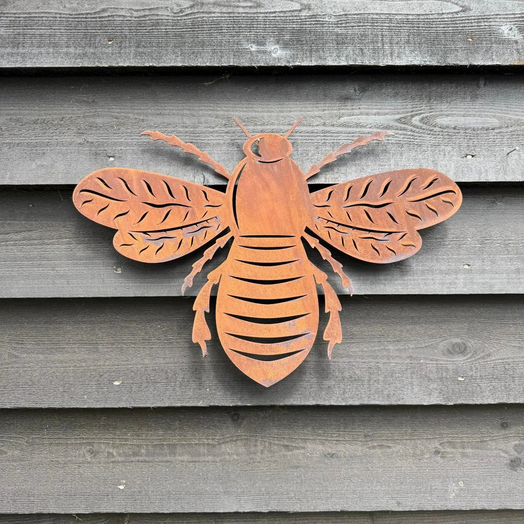 Rustic Warehouse Norfolk Large Metal Bee Wall Art – 2mm Steel Plaque