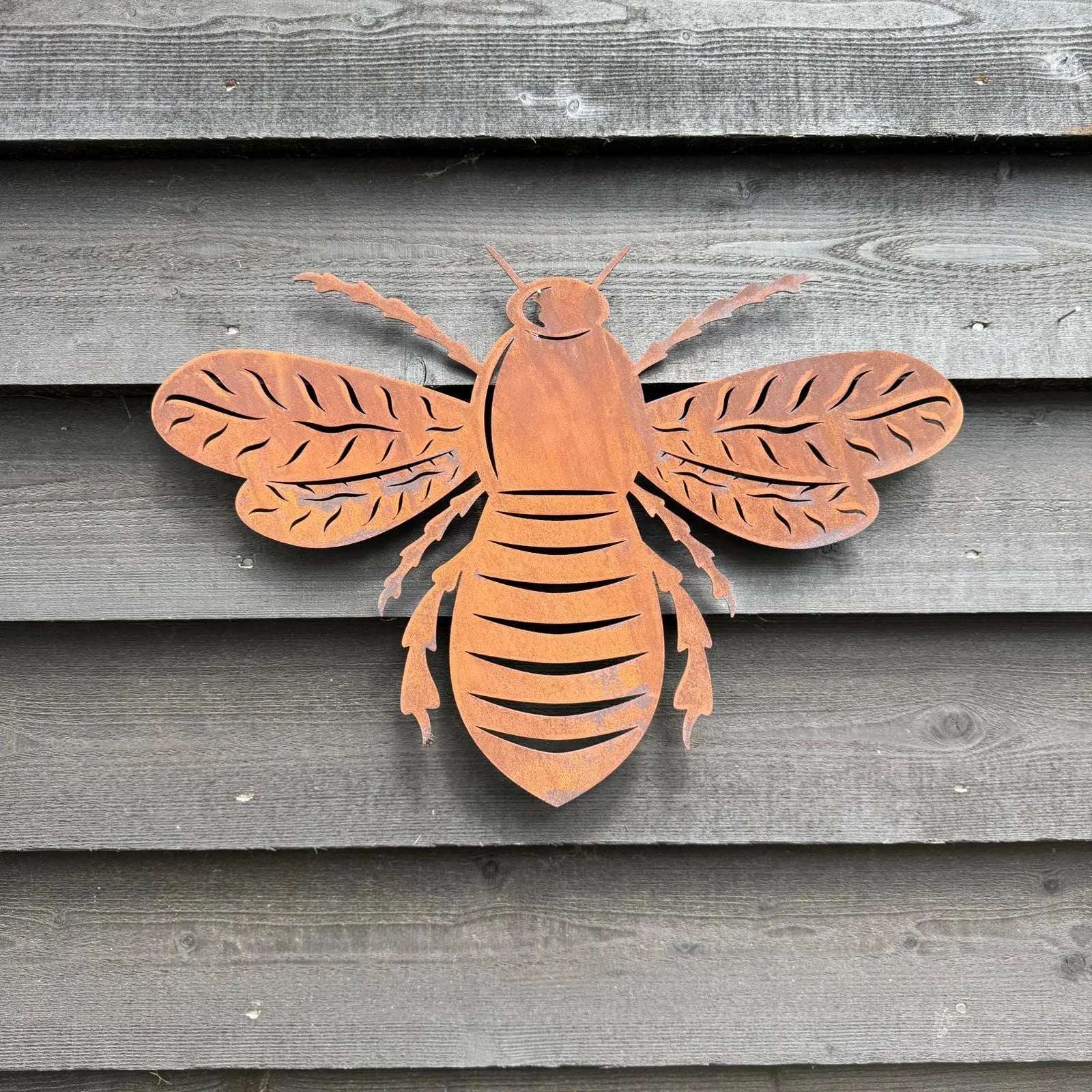 Rustic Warehouse Norfolk Large Metal Bee Wall Art – 2mm Steel Plaque