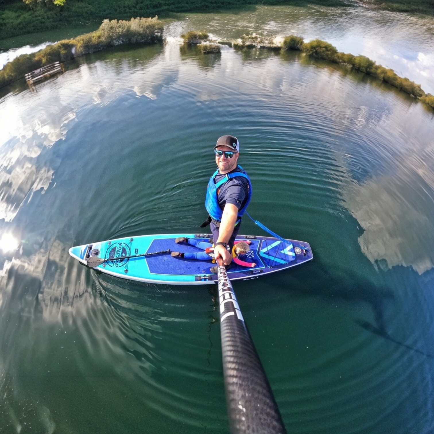 FatStick 12'6 Inflatable Touring Paddle Board | Kayak Conversion Kit
