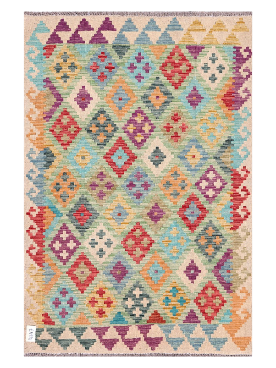 Maimana Afghanistan Kilim Rug - 152 x104 cm