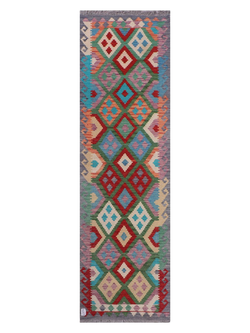 Maimana Kilim Runner - 297 x 86 cm