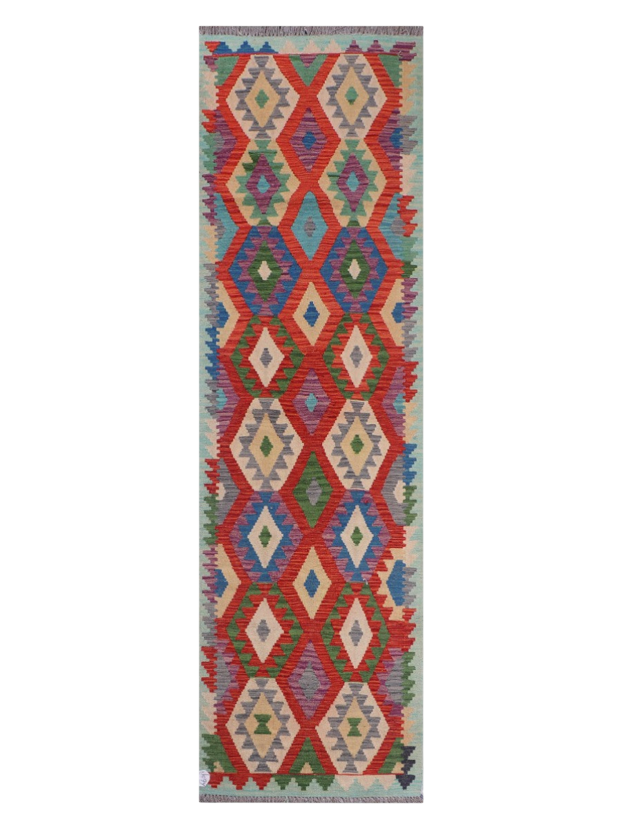 Maimana Kilim Runner - 291 x 84 cm