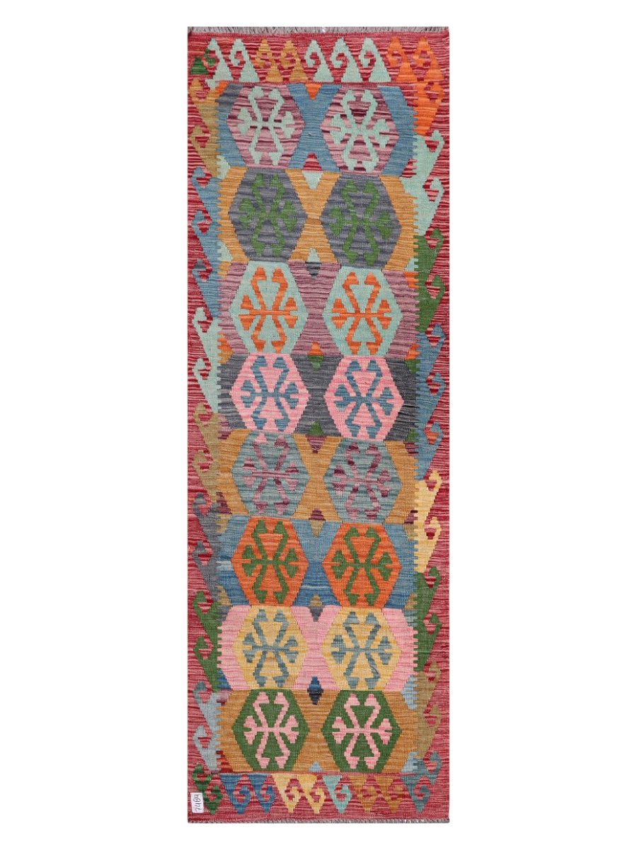 Maimana Kilim - 251 x 83 cm