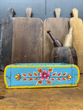 Rustic Warehouse Norfolk Vintage Blue Wooden Brick Mould Planter