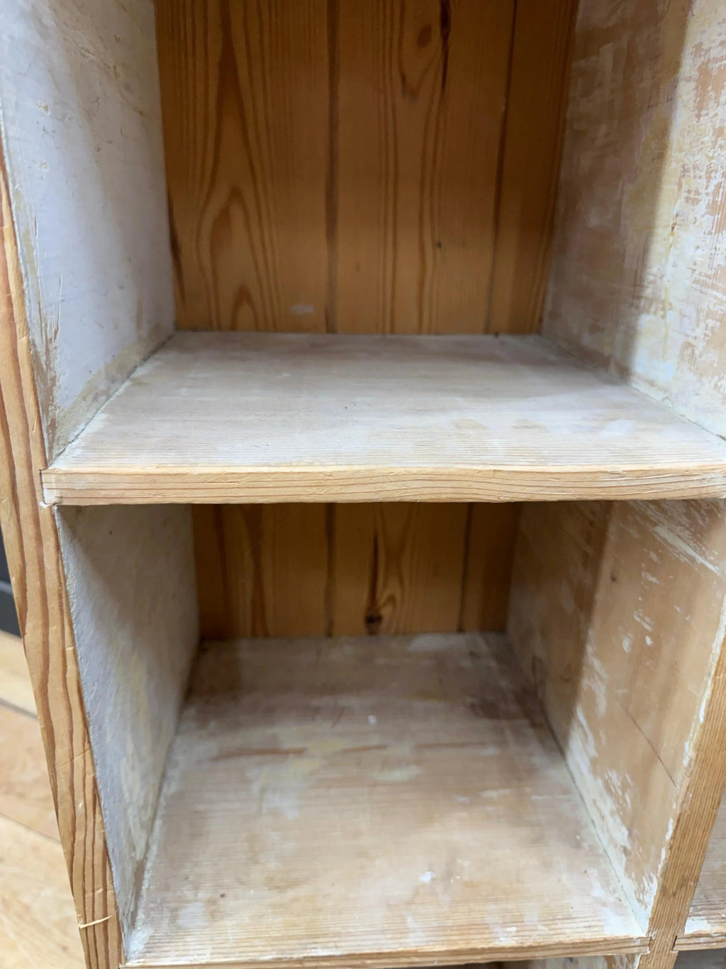 Rustic Pine Shoe Cupboard Pigeon Hole Cabinet Hall Storage Unit Drawer