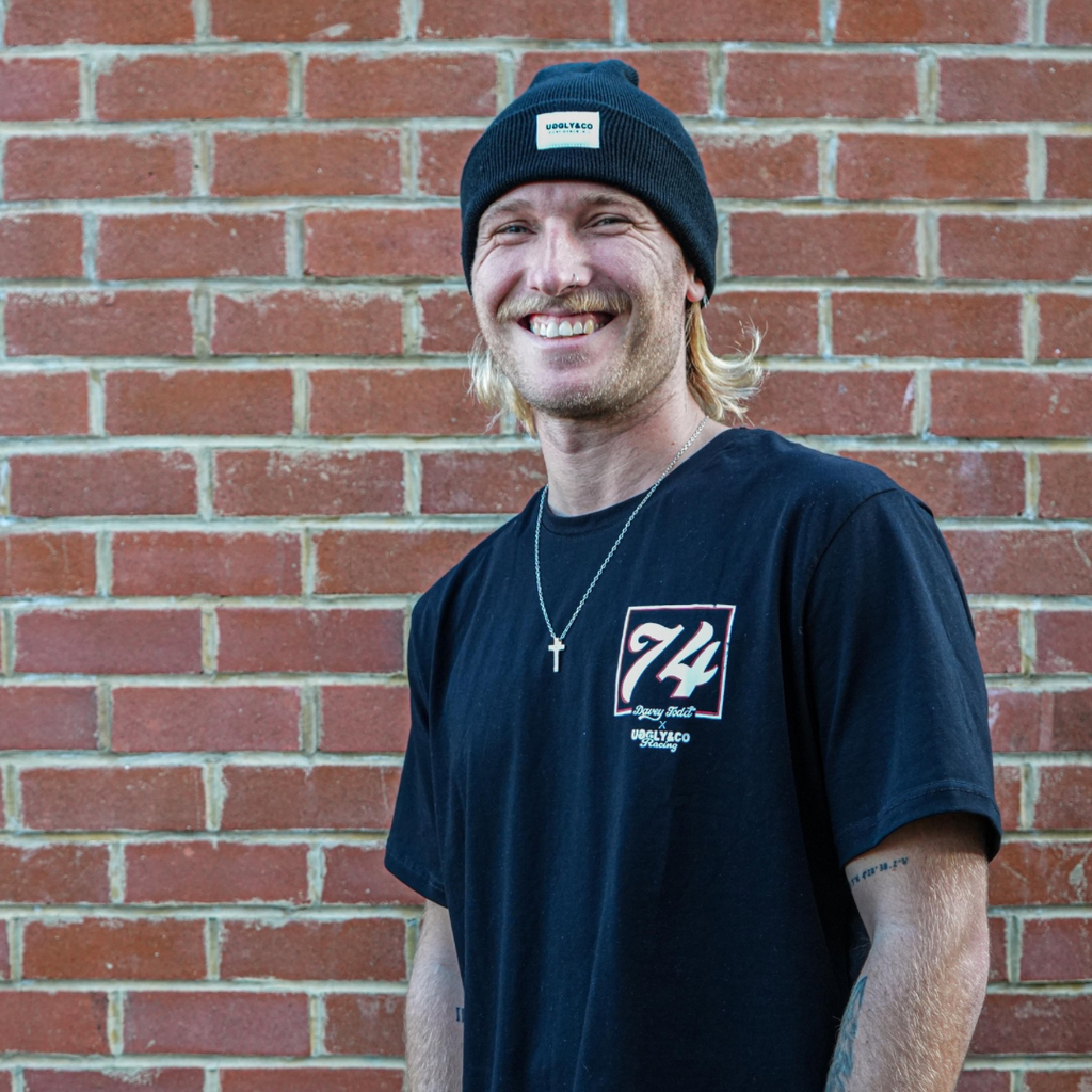 Davey Todd 74 Isle of Man TT Racing Tee – Uggly and Co Black Cotton