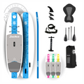 FatStick AirStick 10'6 Inflatable Paddle Board & Kayak Hybrid with Seat