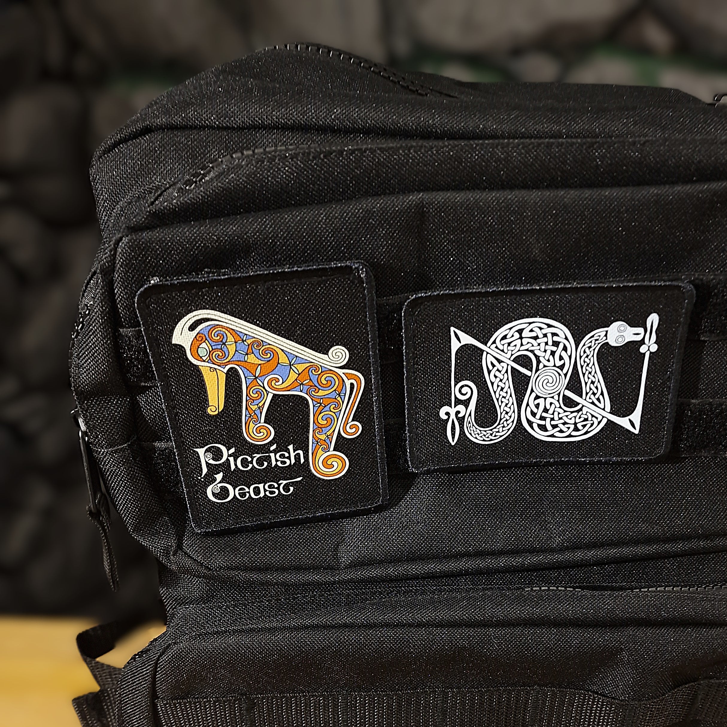 Pictish Snake & Z Rod Patch