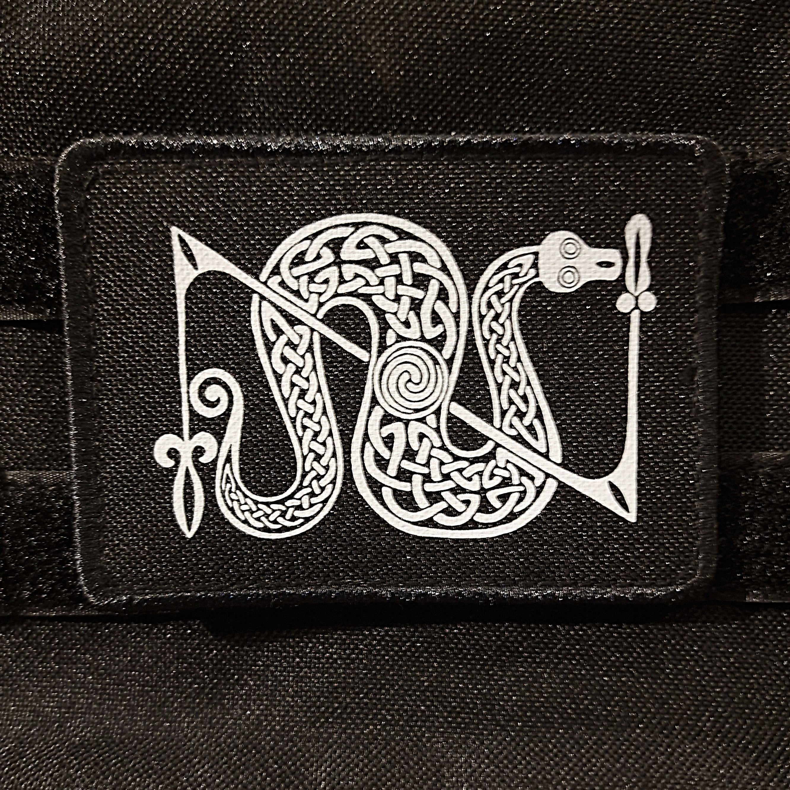 Pictish Snake & Z Rod Patch