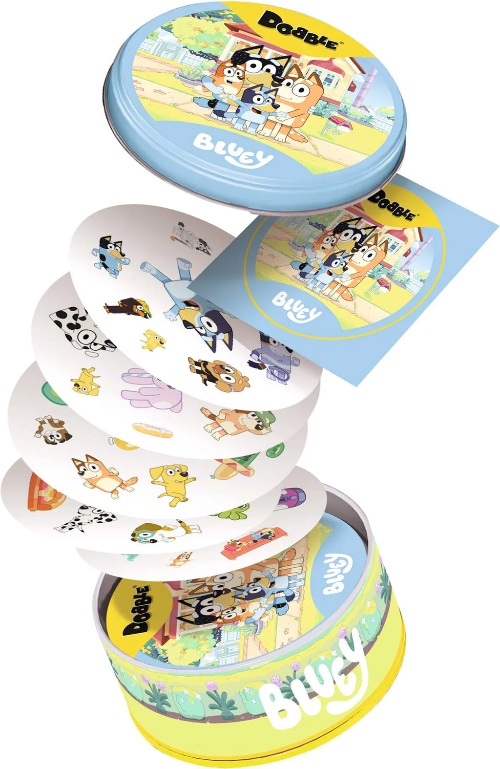 Dobble Bluey Card Game – Fast-Paced Family Observation Game (Eco Sleeve)