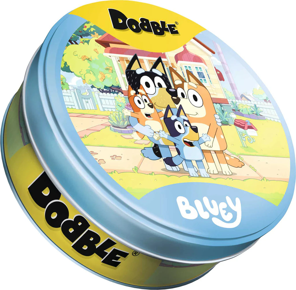 Dobble Bluey Card Game – Fast-Paced Family Observation Game (Eco Sleeve)