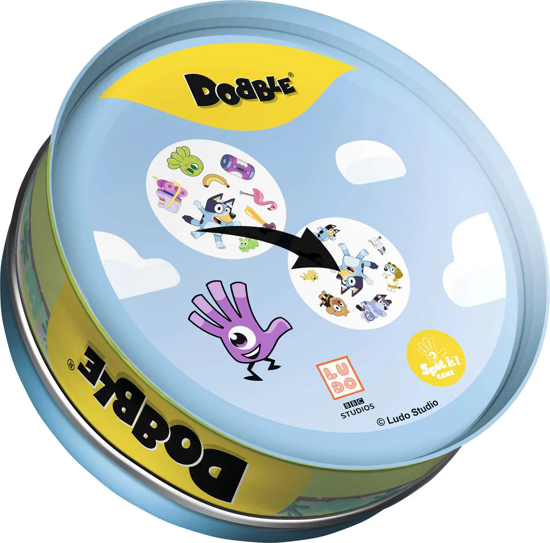 Dobble Bluey Card Game – Fast-Paced Family Observation Game (Eco Sleeve)