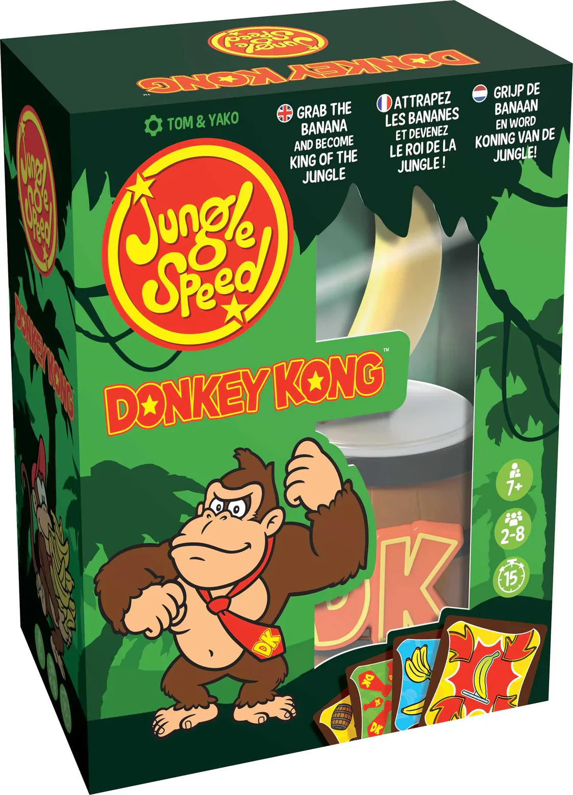 Jungle Speed Donkey Kong Board Game by Snaps – Fast-Paced Card Game